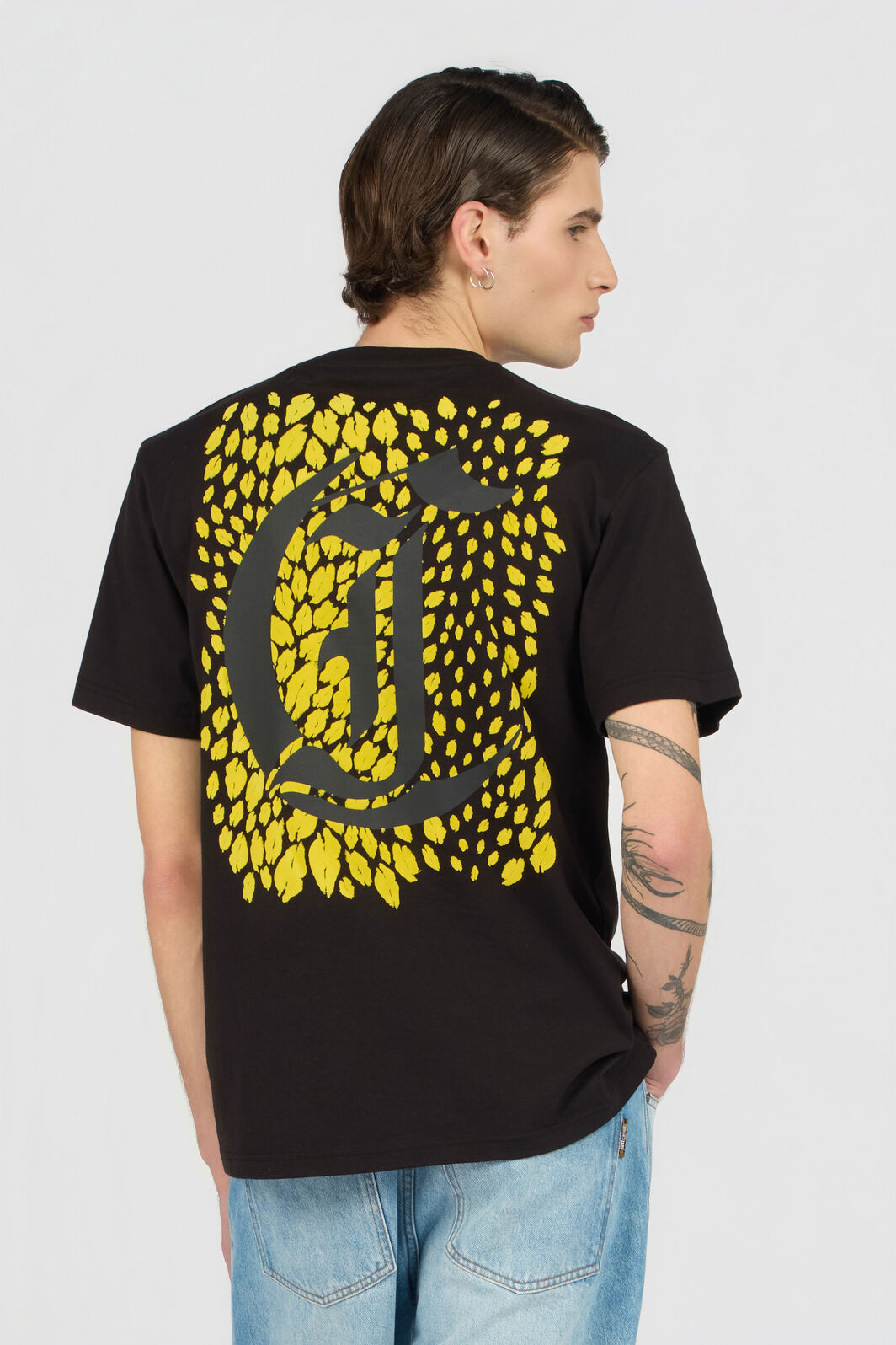 JC Black T-shirt With Logo BLACK WFT088-WF118